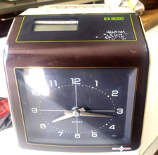 Orologio Marcatempo Timbra Cartellini Cotini EX 6000