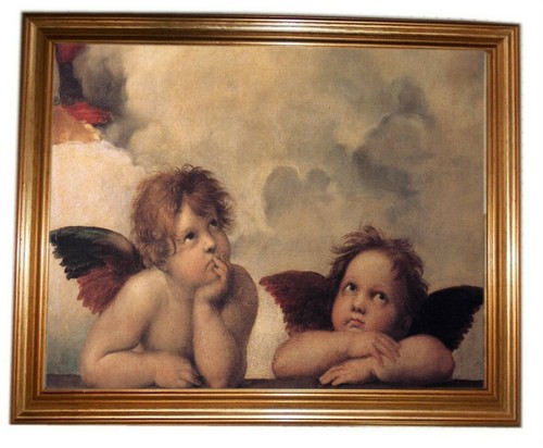 Angeli stampa tela - angeli, effetto