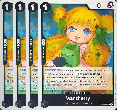 One piece tcg playset 4 - piece,