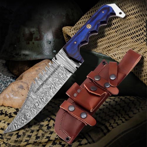 Coltello acciaio damasco - acciaio, di