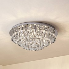 Plafoniera Lindby cristallo