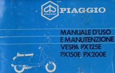 Vespa PX 125, 150, 200 E Manuale uso e manutenzione