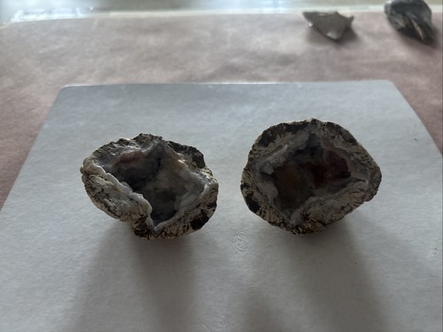 Geode affettato metà - geode, a