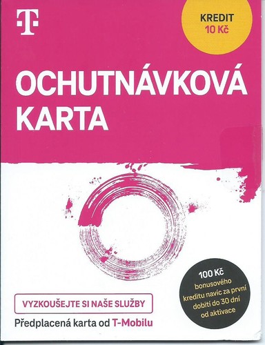 Scheda sim mobile cz - scheda, t-mobile