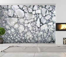 Carta da parati 3D pietra grigia R9574 autoadesiva rimovibile Luna