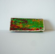 Pd Pochette - Borsa pochette fatta a mano dipinta in acrilico su tela di juta