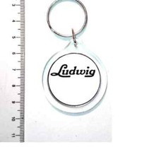 portachiavi grancassa batteria logo ludwig stile vintage batterista