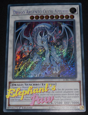 Yugioh - Drago Argento Occhi Azzurri RARA SEGRETA - LCKC-IT066 1° Edizione