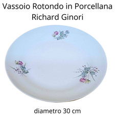 Vassoio in Porcellana Rotondo