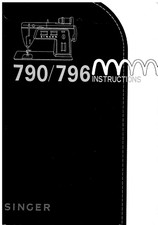 Singer Magic Bobbin 790 796 Deluxe Manuale Istruzioni: 52 Pagine Bobina Rilegato