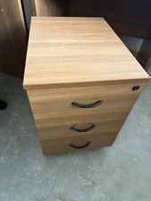 Cassettiera 3 cassetti con ruote e serratura per ufficio - 41,5x49,5xH.57,6 cm