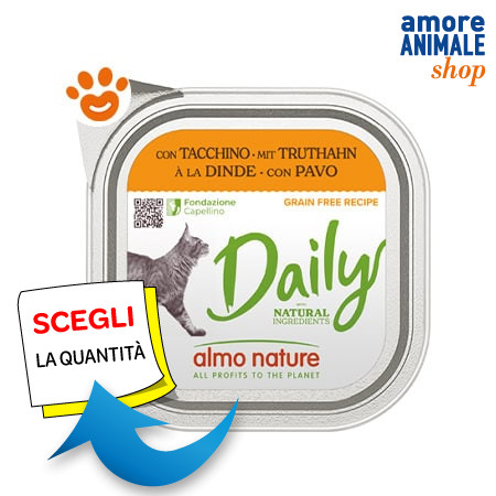 Almo nature cat daily - almo, tacchino