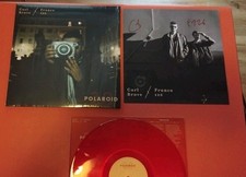 CARL BRAVE FRANCO 126 Polaroid LP Vinile AUTOGRAFATO COLORATO ROSSO Hip Hop 