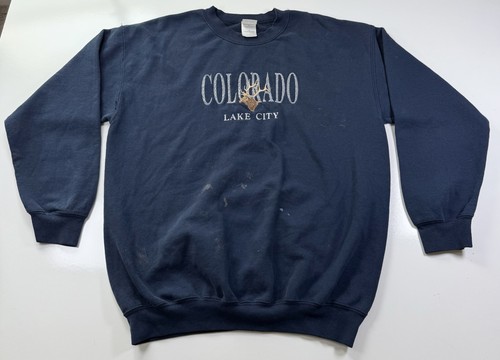 Felpa vintage colorado lake - colorado,