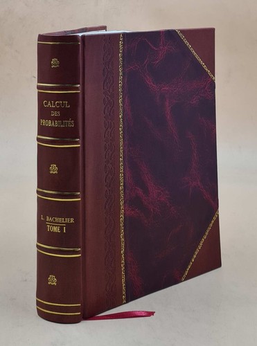 Calcul des probabilite tome - probabilite?s.,