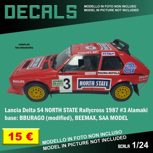 Decals repro lancia - delta, s4