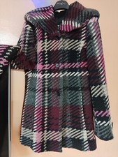 Giacca Lunga A Quadri Donna