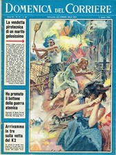 DOMENICA DEL CORRIERE 1964/31=POZZUOLI FUOCHI D'ARTIFICIO=ARENZANO SQUALI CACCIA