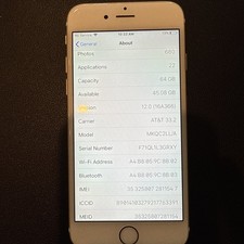 Apple iPhone 6S A1633 64 Gb *AT&T bloccato*