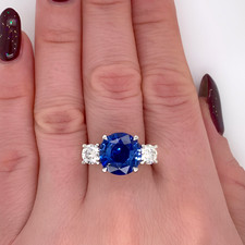 Anello in oro bianco 14 kt con