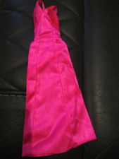 Barbie Vintage: Superstar 9720 Maxi Abito Vestito Rosa Raso