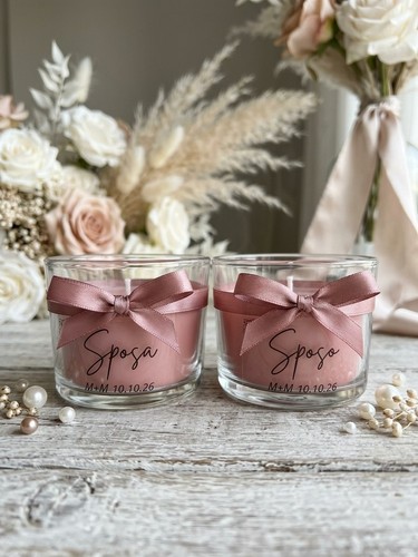 Bomboniere matrimonio candele - bomboniere,
