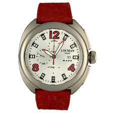 Orologio Uomo LOCMAN MARE Cronografo Titanio con R 10 ATM REF 130, 48mm Quarzo 
