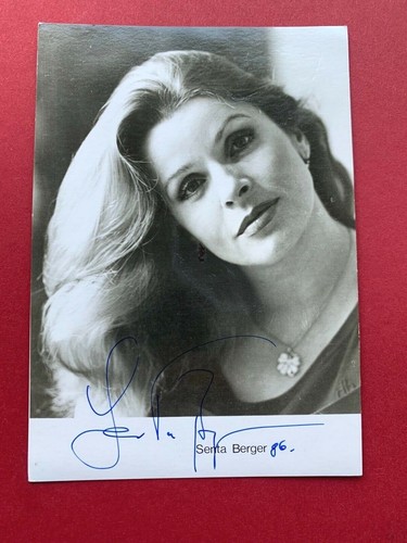 Senta berger firmata rara - berger,