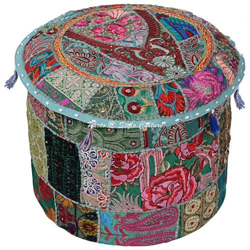 Pouf indiano patchwork pouf