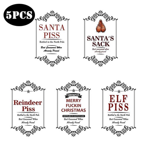 5pcs natale divertente - 5pcs,