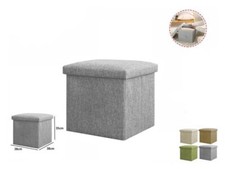 Puff Pouf Contenitore Quadrato