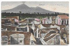Cartolina napoli pompei - napoli, ,pompei