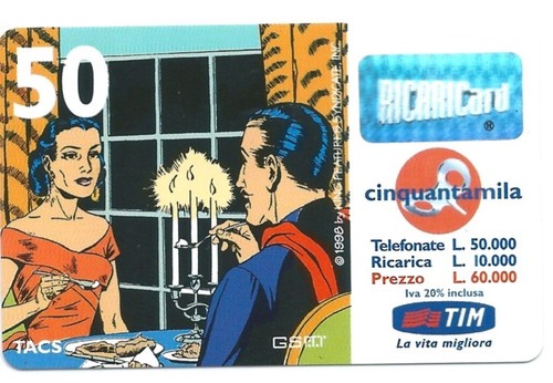 Scheda tim ricarica telefonica - tim,