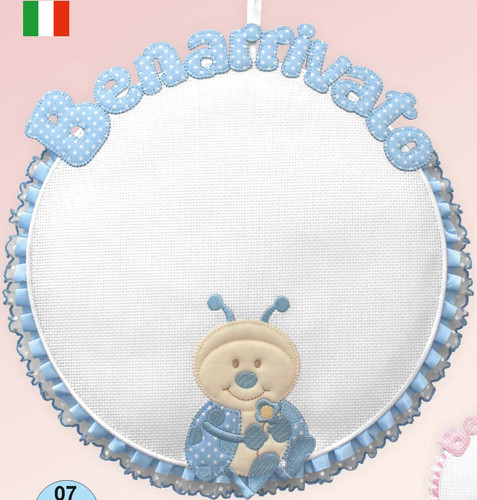 Fiocco nascita coccarda - nascita,