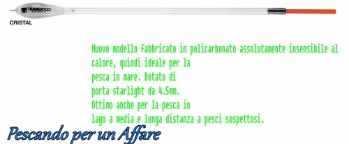 Trabucco cristal galleggiante - trabucco,