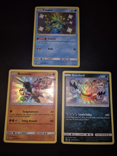 Pokemon lotto 3 carte - -,
