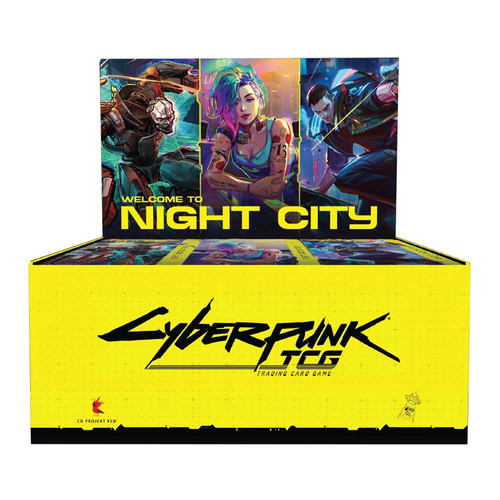 Cyberpunk tcg beta booster - booster, box