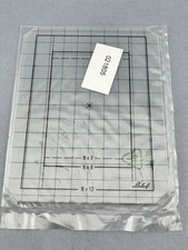 Schermo di messa a fuoco Linhof 4x5 (10.2x12.7 cm) per banco ottico - griglia