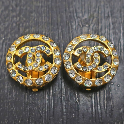 Orecchini chanel placcati oro - chanel,