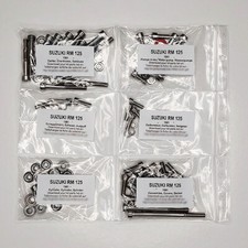 SUZUKI RM 125 1981 Kit viti brugola inox motore completo RM125