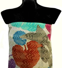 MISSONI HOME SCIALLE TELO MARE PAREO COPRICOSTUME 100% LINO  90x180cm BETTY 100