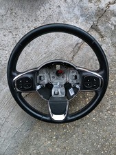 Volante in pelle multifunzione con cromatura Fiat 500 3 porte restyling dal 2015