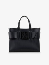 Armani Exchange Shopping Bag - Borsa A Mano Con Tracolla Nero - Borse Donna