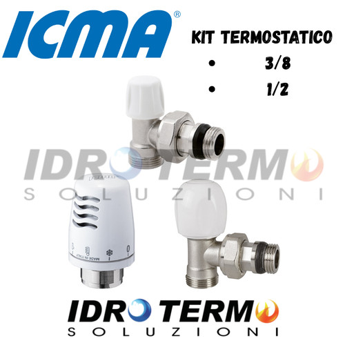 Kit termostatico icma valvola - icma,