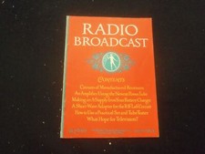 1928 JULY RADIO BROADCAST