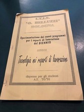 I.T.I.S. O. BELLUZZI BOLOGNA 1991/92 TECNOLOGIA NEI REPARTI DI LAVORAZIONE