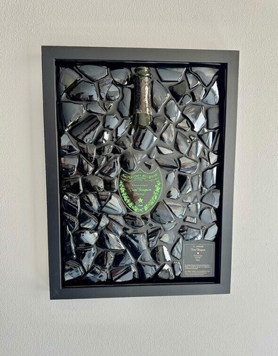 Quadro resina con - resina, bottiglia