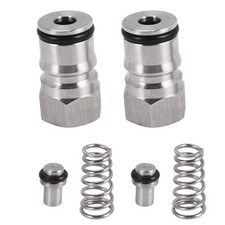 2x(Palo Fusto per Fusto Tipo Cornelius Blocchi Acciaio Inox Kitschig Fassp4398