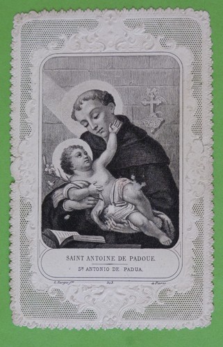 Santino holy card image - card, pieuse