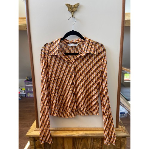 Zara camicia donna - donna, arancione